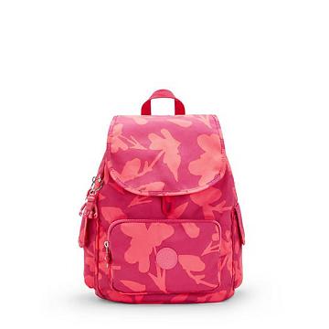 Plecaki Kipling City Pack Small Printed Różowe | PL 1698HA